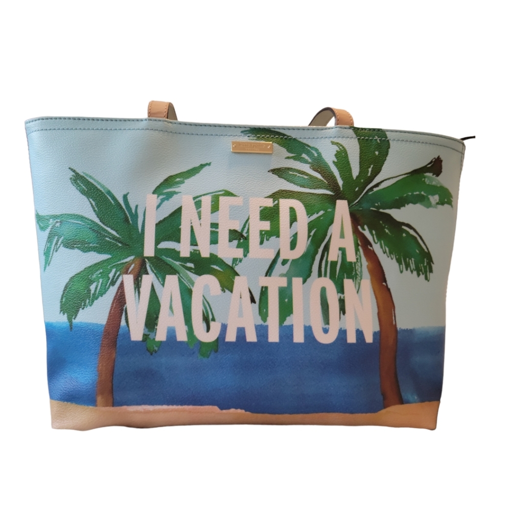 COPY - Kate Spade I need a vacation Francis Tote-only used once.